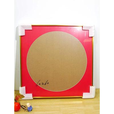 新款十字绣百喜图裱框铝合金画框囍字框架带玻璃背板自装带红卡纸