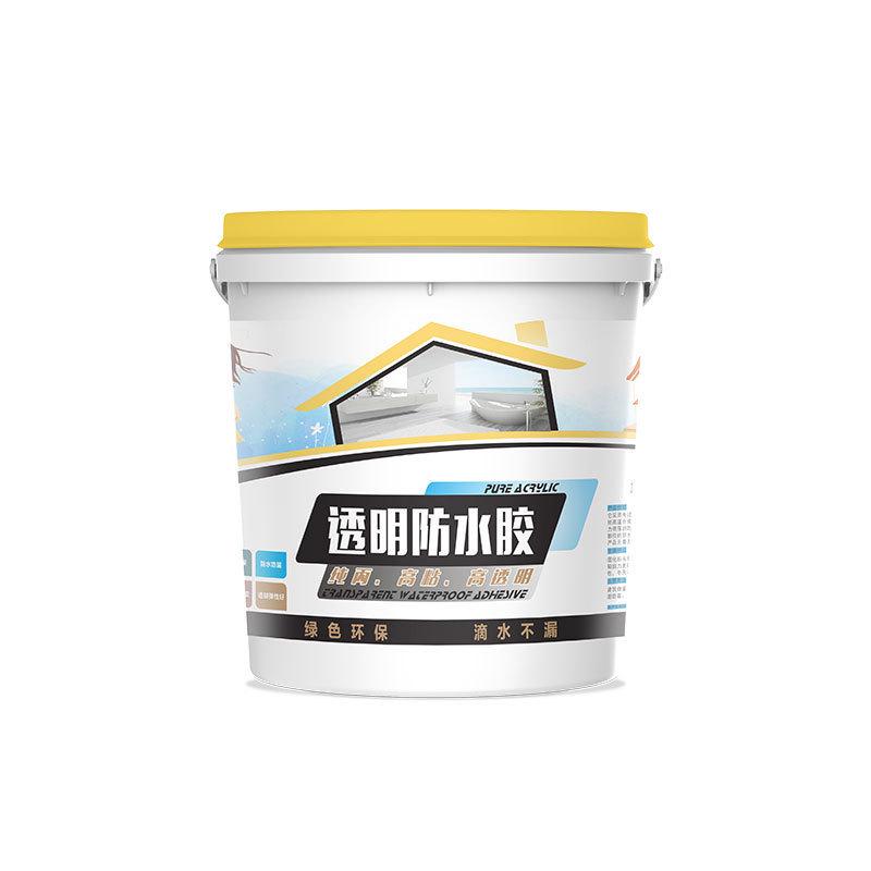 怡佰丽透明防水胶补漏免砸砖防水涂料透明纯丙丙烯酸防水材料