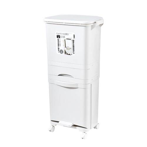 厨房颜带盖大容量双层干湿分离分类大号高垃圾桶家用值加厚垃圾筒