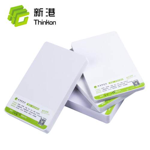 厂家供应可低价5mm白色做展示架鞋架高密度结皮pvc板材安迪板