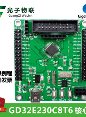 全新GD32E230C8T6开发板 GD32学习板 核心板 含例程