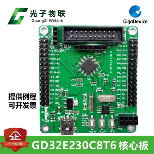 全新GD32E230C8T6开发板 GD32学习板 核心板 含例程