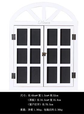 创意假壁挂留言板墙面装饰品窗户奶茶店配饰遮挡电表箱家居饰品