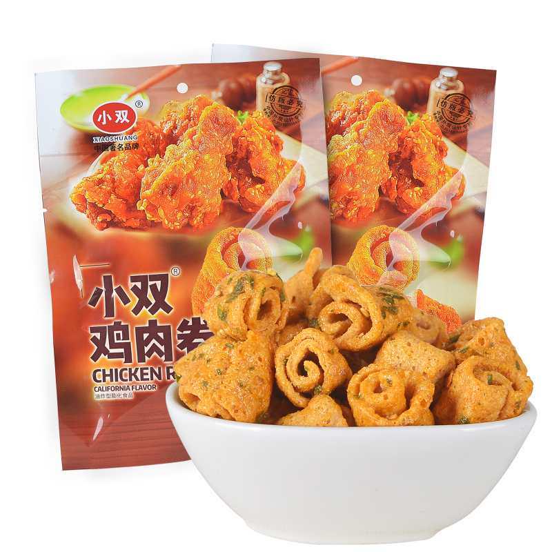 新日期小双烤甘薯鸡肉卷番茄味香辣薯条土豆条8090后儿时办公休闲