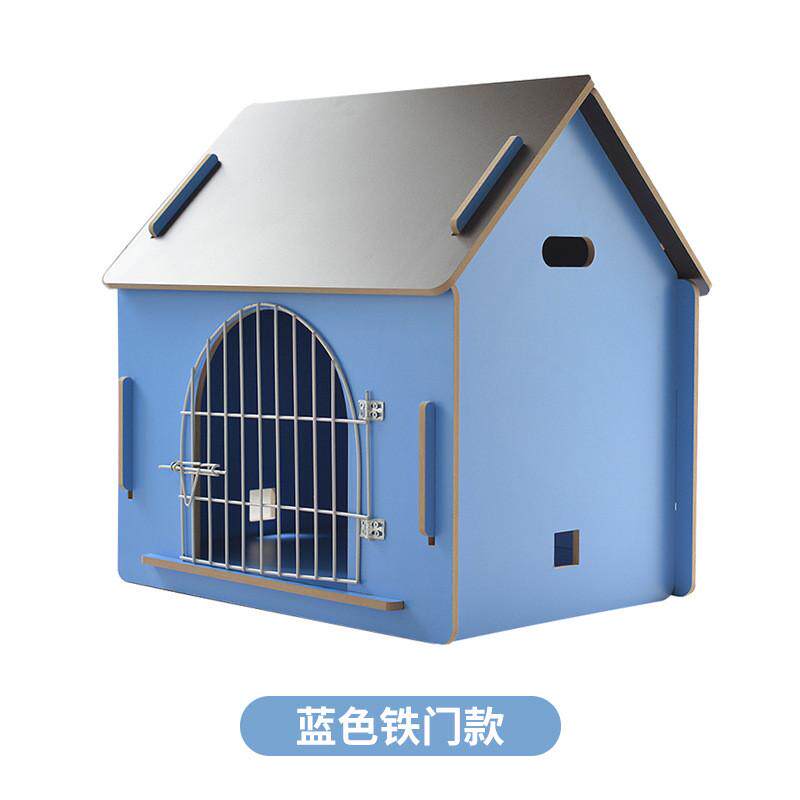 悦尚木质狗笼狗屋宠物围栏宠物木屋狗房子狗笼狗床垫猫窝送四季垫
