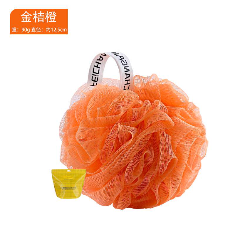 1n90克花球沐浴男士不散花柔软号浴球健身洗澡运动泡沫清洁