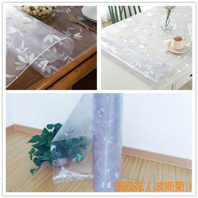 06ym软玻璃pvc透明桌布水晶板龙塑整卷5米10米桌垫透明胶皮整卷批