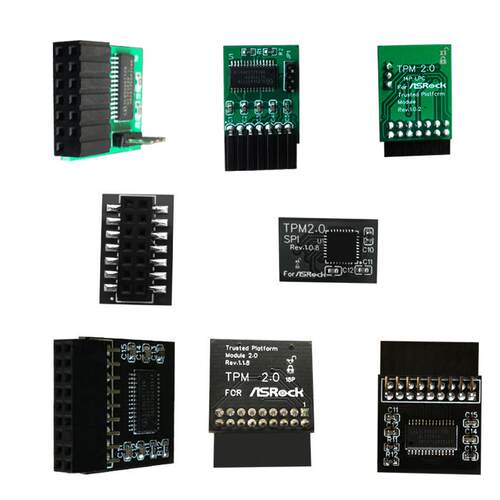 TPM安全模块 TPM2.0 ASROCK华擎 Tpm2 -SLI -S -SPI 受信任的平台