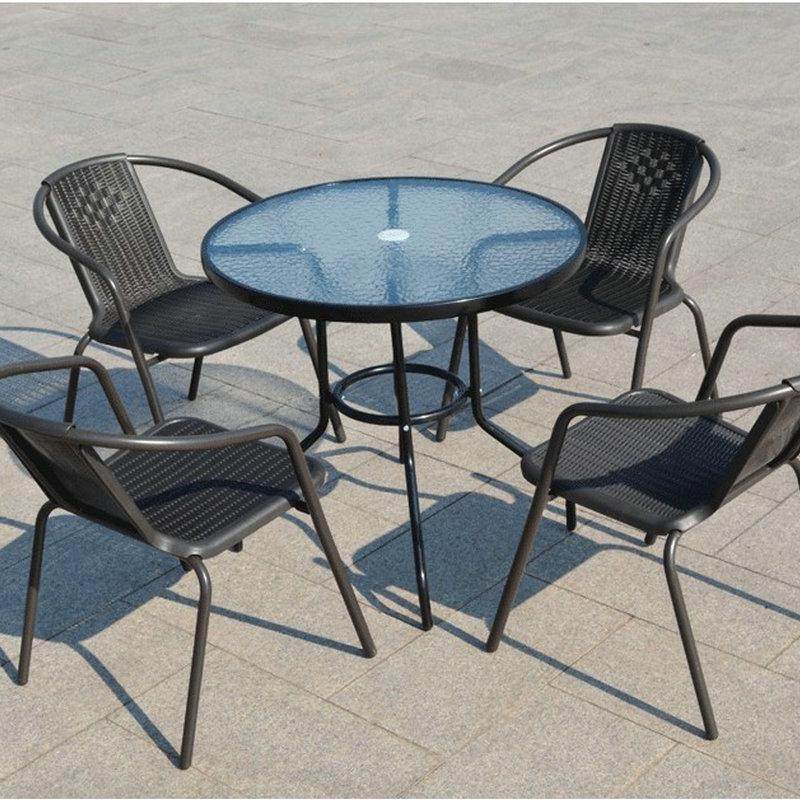 户外庭院桌椅阳台花园咖啡奶茶店桌子铁艺室外休闲地摊小藤椅组合,住宅家具,餐椅,淘宝优惠券,粉丝福利购,淘宝优惠卷