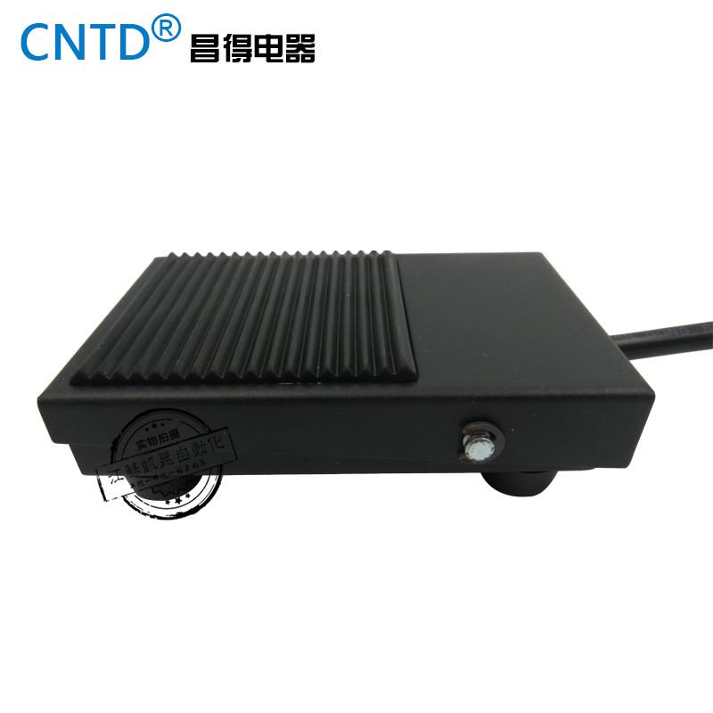 热销cntd自得2米线脚踏开关cfs-1铁壳昌复位型一开一闭10a防滑tfs