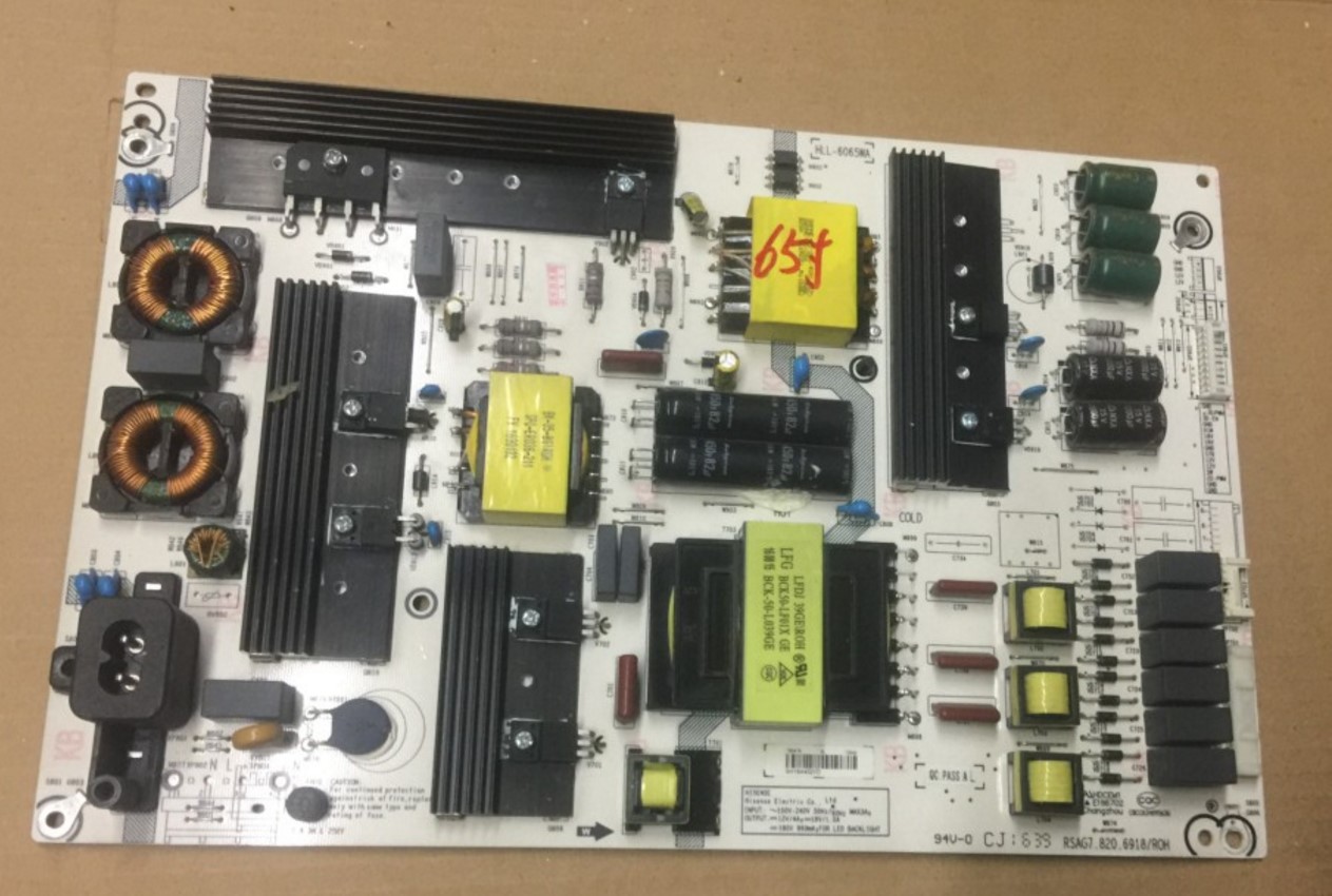 原装海信LED65EC780UC 65M5600UC LED65E7C电源板RSAG7.820.6918
