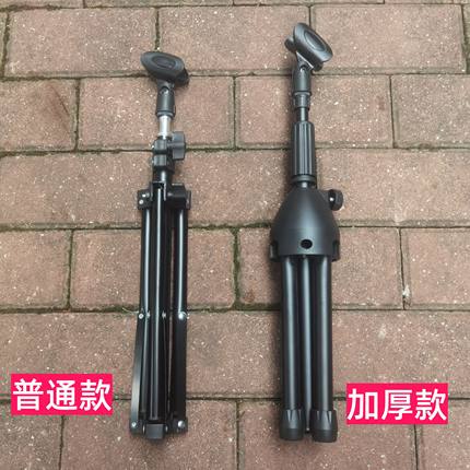 二胡专用话筒支架戏剧演奏弹奏落地无线话筒架麦克风支架迷你便携