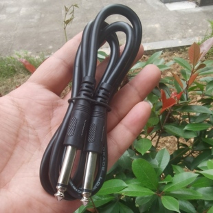 无线话筒连接线6.5转6.5公对公音频线调音台无线话筒主机连接线