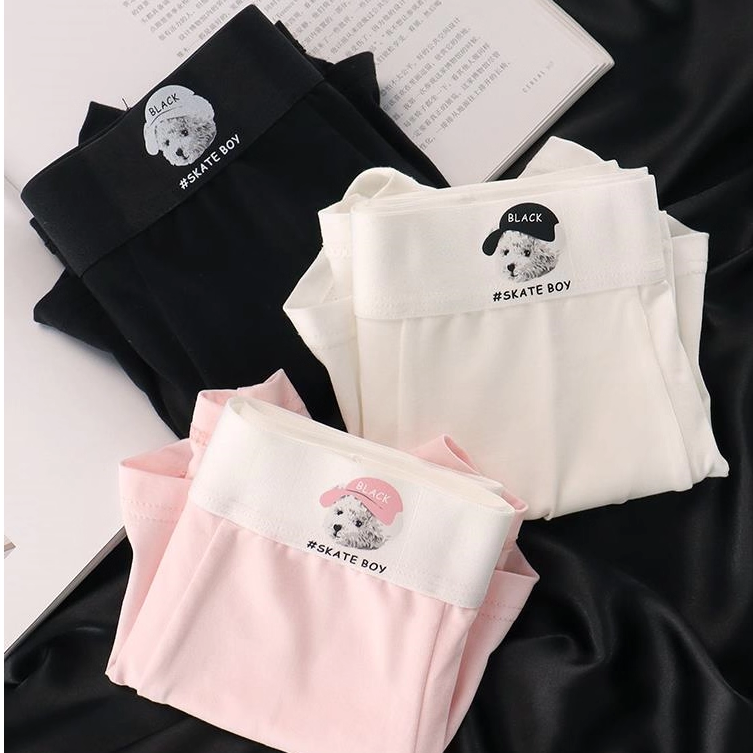 男士内裤棉质平角裤2025秋冬款粉色小熊短裤青少年男生运动四角裤