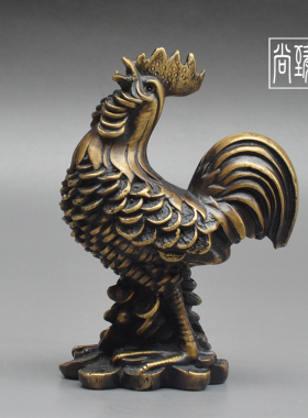 生肖办公桌镇宅风水元宝鸡工艺品