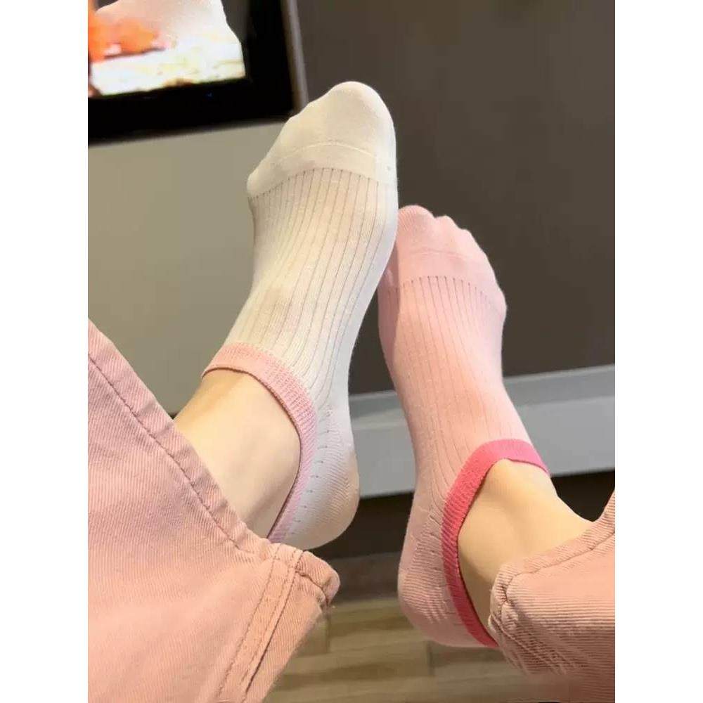 袜子女船袜夏季薄款防滑不掉跟隐形袜纯棉ins潮多巴胺浅口短袜夏,女士内衣/男士内衣/家居服,船袜,淘宝优惠券,粉丝福利购,淘宝优惠卷