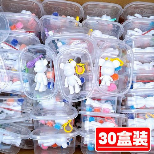 DIY流体熊手工涂鸦玩具儿童礼品