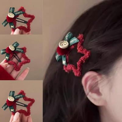 小香风高级精致中古金色发饰