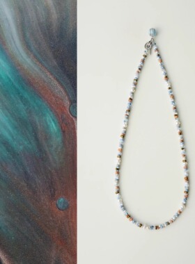 QIANTAO「北野」原创百搭进口捷克珠天然淡水珍珠项链女生锁骨链