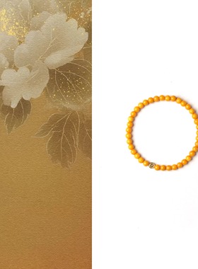 QIANTAO「风禾」原创中式天然鸡油黄蜜蜡招财手链多宝手串情侣