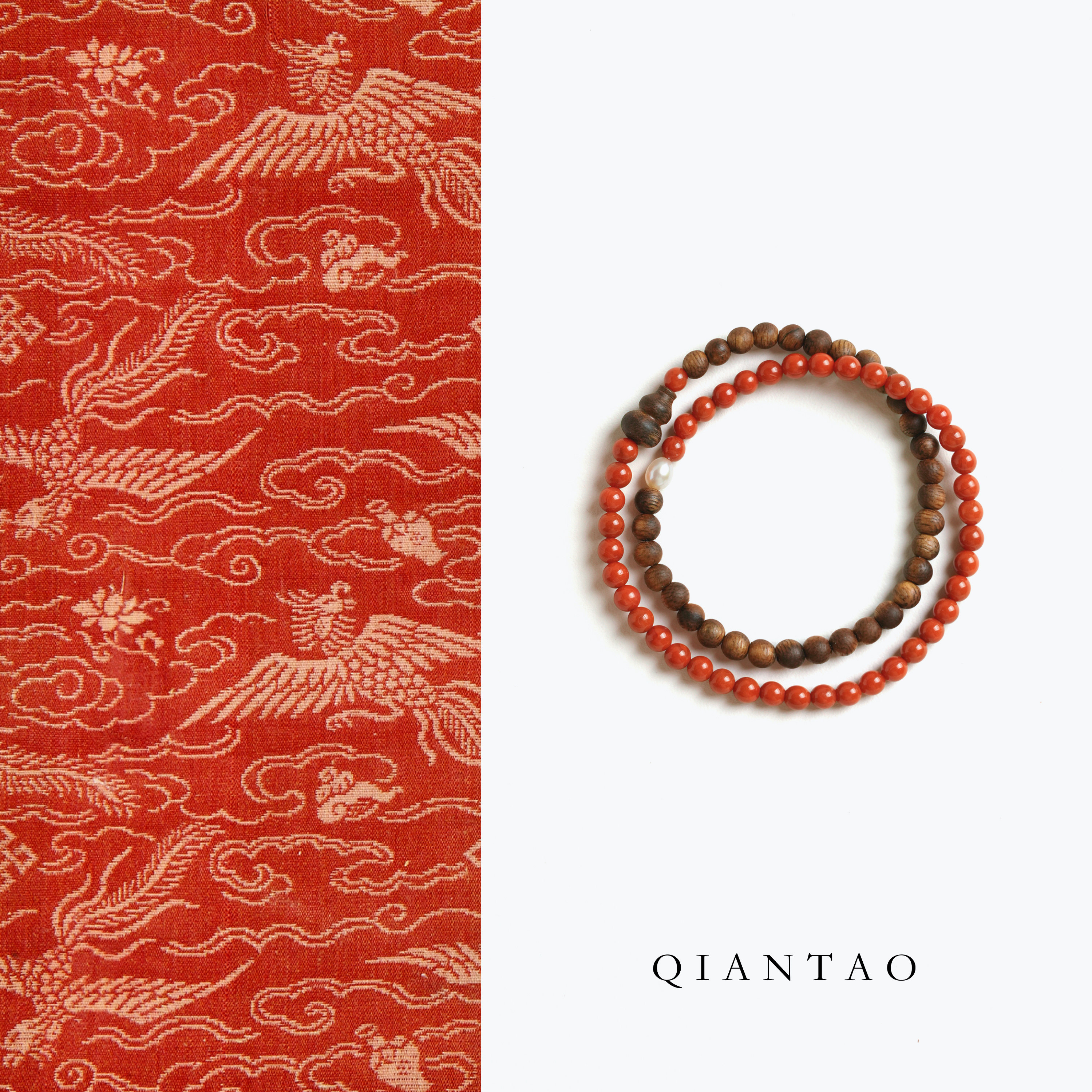 QIANTAO「昭宁」原创天然高品南红手串天然种植奇楠沉香手链礼物,饰品/流行首饰/时尚饰品新,手链,淘宝优惠券,粉丝福利购,淘宝优惠卷