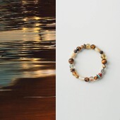 QIANTAO「叁秋」原创天然多宝手链女虎眼石黄水晶招财手串礼物