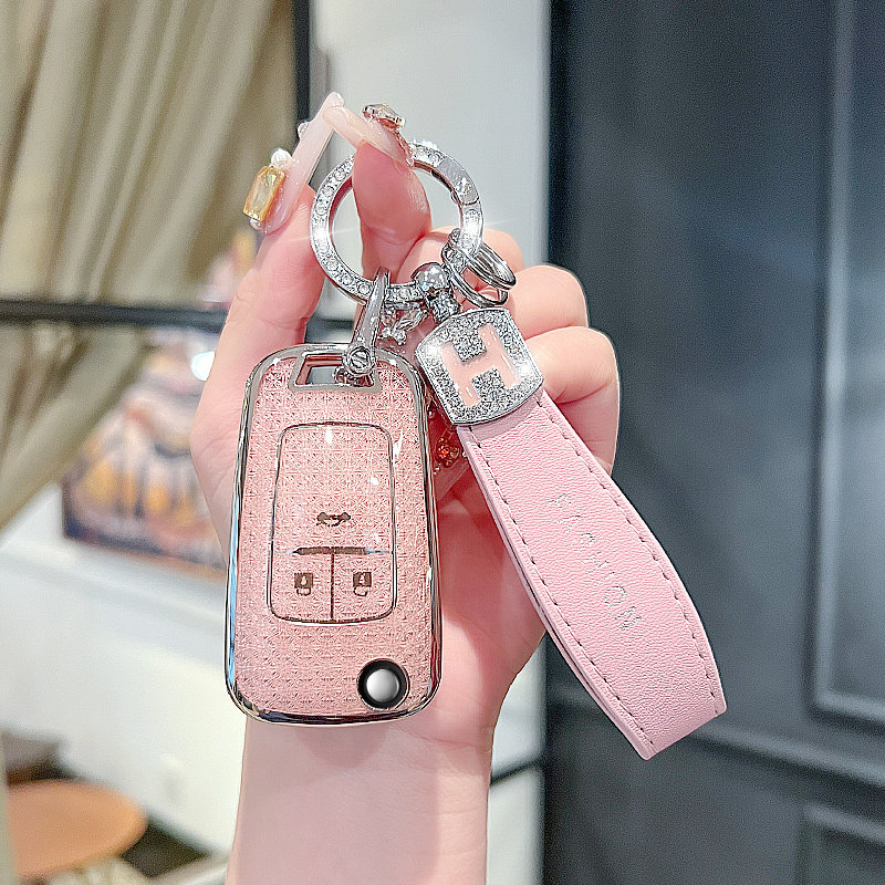 适用别克英朗钥匙套君威威朗君越GL8凯越昂科旗合金保护壳全包