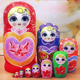 俄罗斯套娃10层特色创意满洲里哈尔滨冰雪旅游纪念六一儿童节礼物