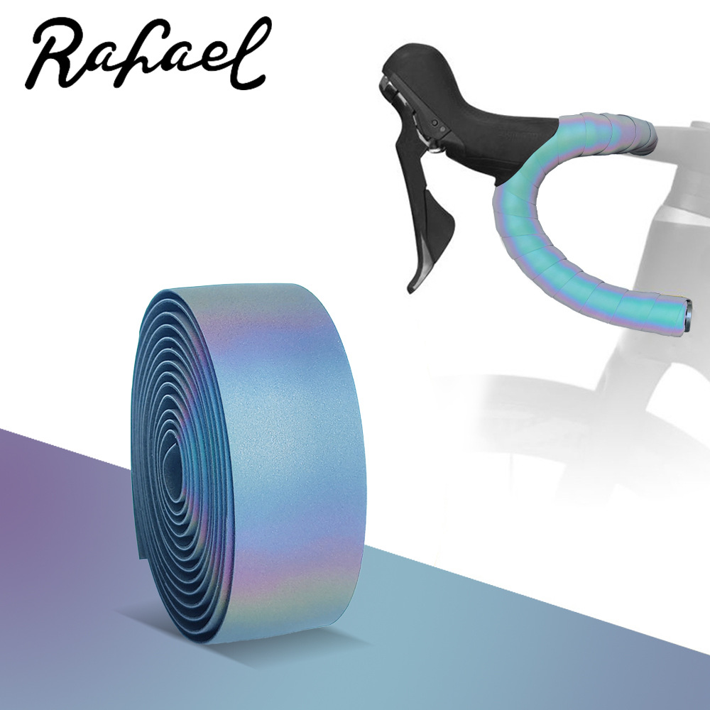 Rafael莱发公路车把带反光炫彩把带PU透气防滑耐磨减震自行车缠带