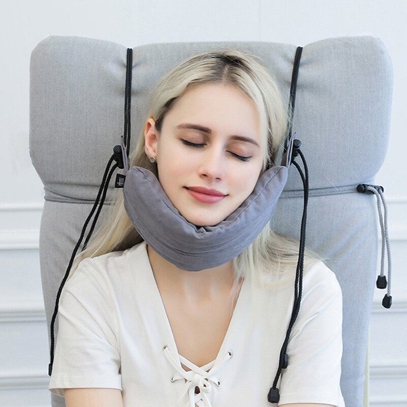 办公室午休神器坐飞机火车硬座睡觉旅行枕头记忆棉u型枕护颈便携