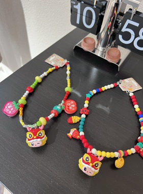 小龙吉祥如意节日项链颈链毛衣