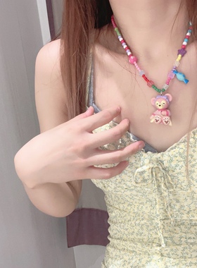 眠达菲熊雪莉玫星戴兔卡通彩色