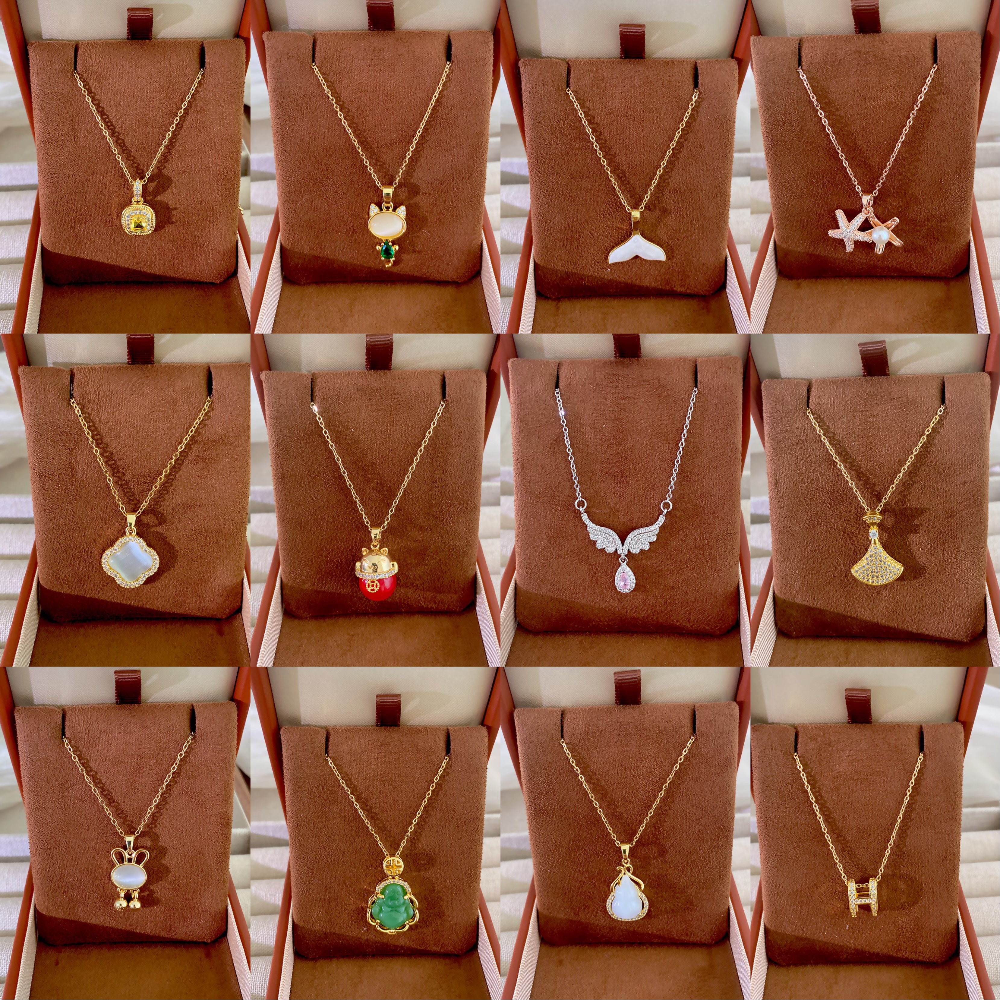 【钛钢】2韩版镶钻钛钢项链女时尚防掉色防过敏轻奢网红锁骨链