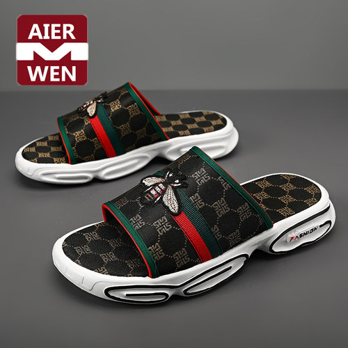 夏季防滑高档厚底男士拖鞋