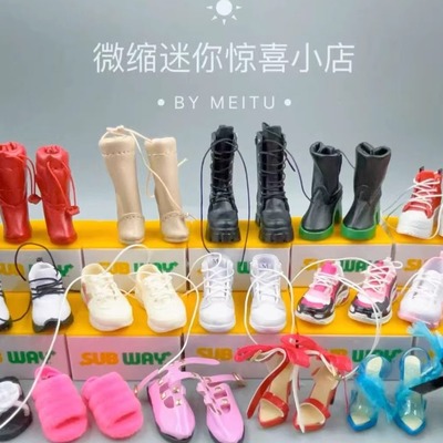 小布娃娃配件zuru芭比女孩微缩