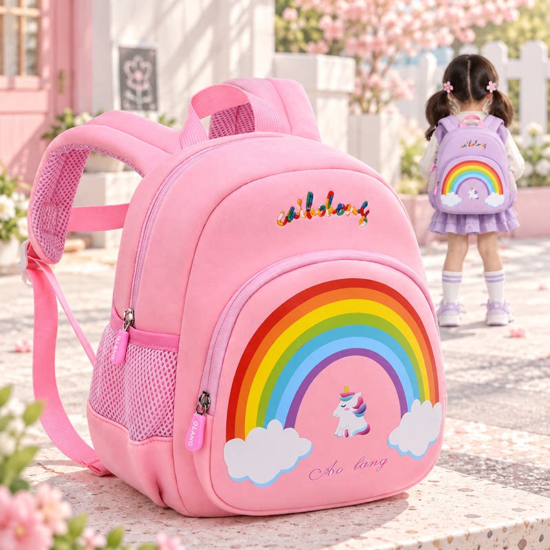 幼儿园书包 1-6岁儿童入学超轻小背包男童女孩双肩包小朋友可爱包
