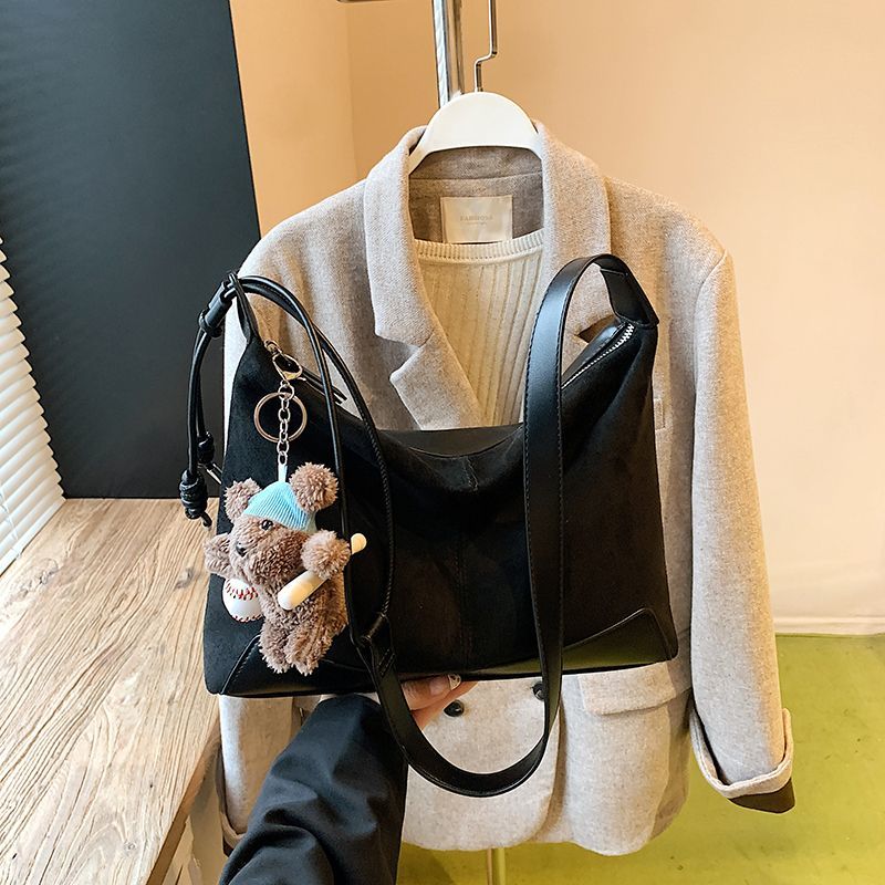 高级女式百搭大包包新款通勤时尚单肩托特包复古法式大容量斜挎包