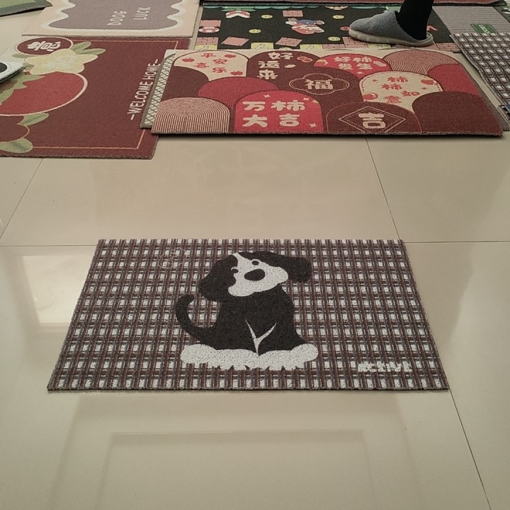 全新高弹加密丝圈地垫60*90厘米,居家布艺,入户地垫,淘宝优惠券,粉丝福利购,淘宝优惠卷