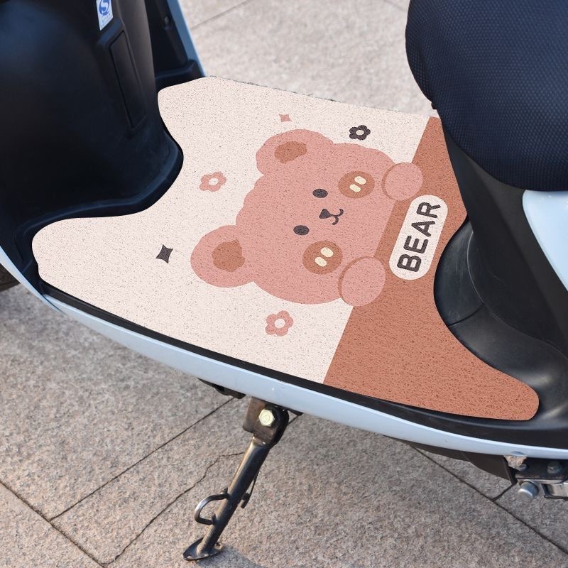 电动车丝圈脚垫防滑防水防晒