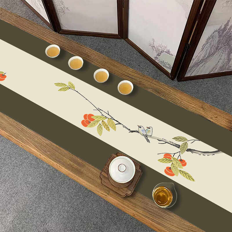 高档新中式茶几茶桌垫防烫吸水防滑耐磨电视柜酒柜桌布台面鞋柜垫,居家布艺,桌旗,淘宝优惠券,粉丝福利购,淘宝优惠卷