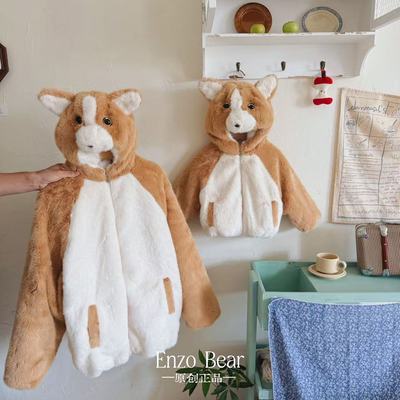 宝宝加绒加厚秋冬款洋气外套