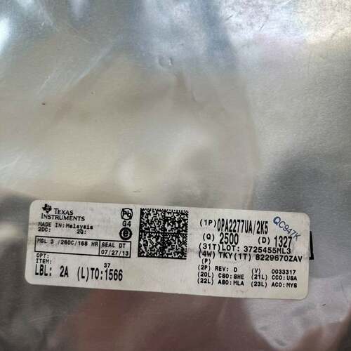 可维修OPA2277UA/2K5 SOP-8 精密双路运算放大器I议价