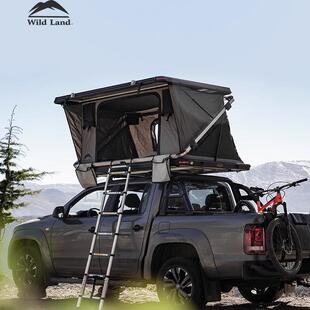 秋野地户外露营车顶帐篷趣舍铝合金硬壳户外房车越野旅行床自驾游