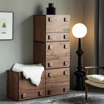 璐璐木业多功能组合电视柜床头柜