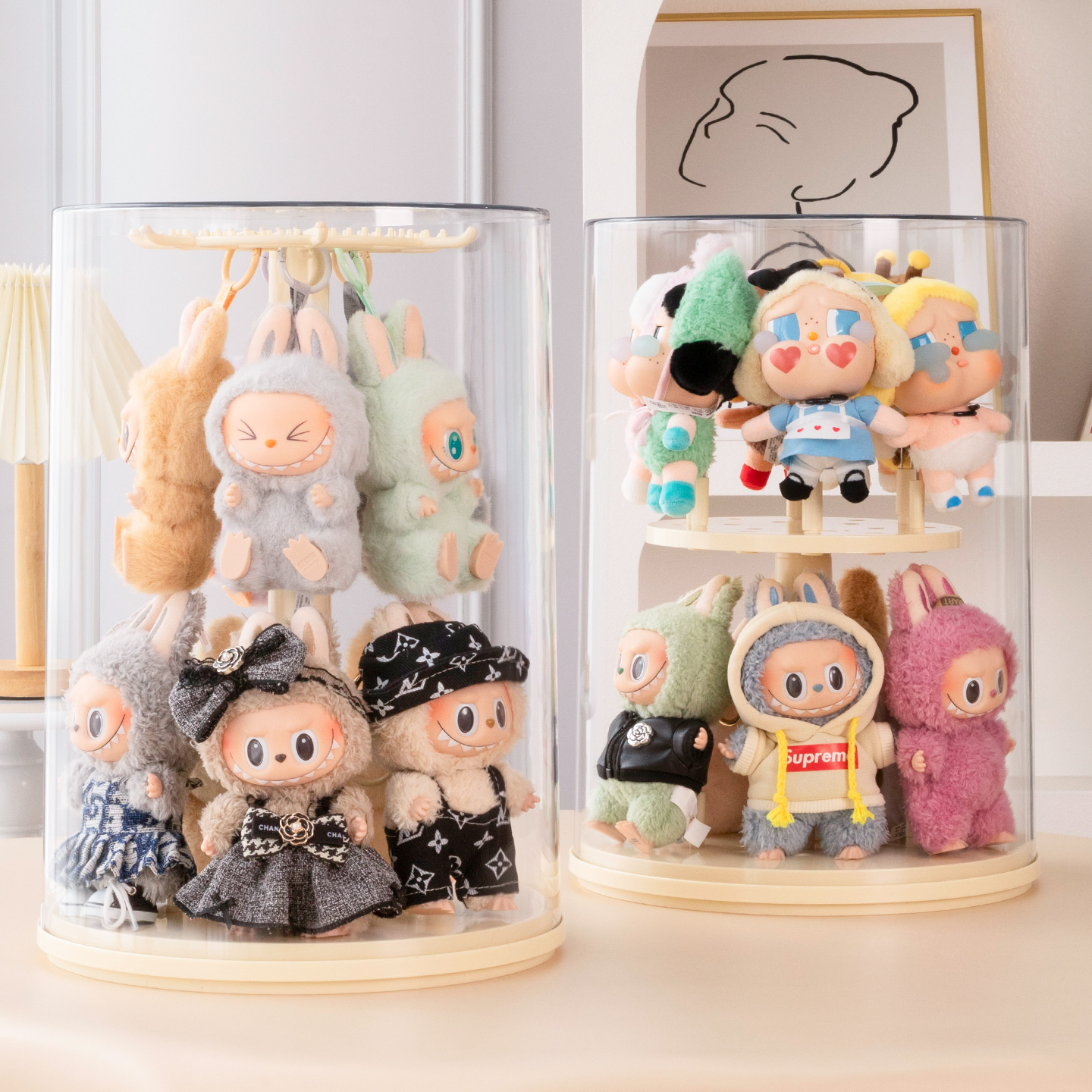 挂件展示桶站架固定复式扩容