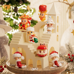 盲盒展示架diy场景装 饰泡泡玛特手办摆件创意微缩造景娃娃收纳盒