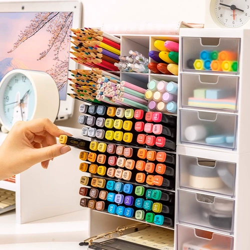 Держатель для ручек, маркер, вместительная и большая коробка для хранения, детские канцтовары для школьников