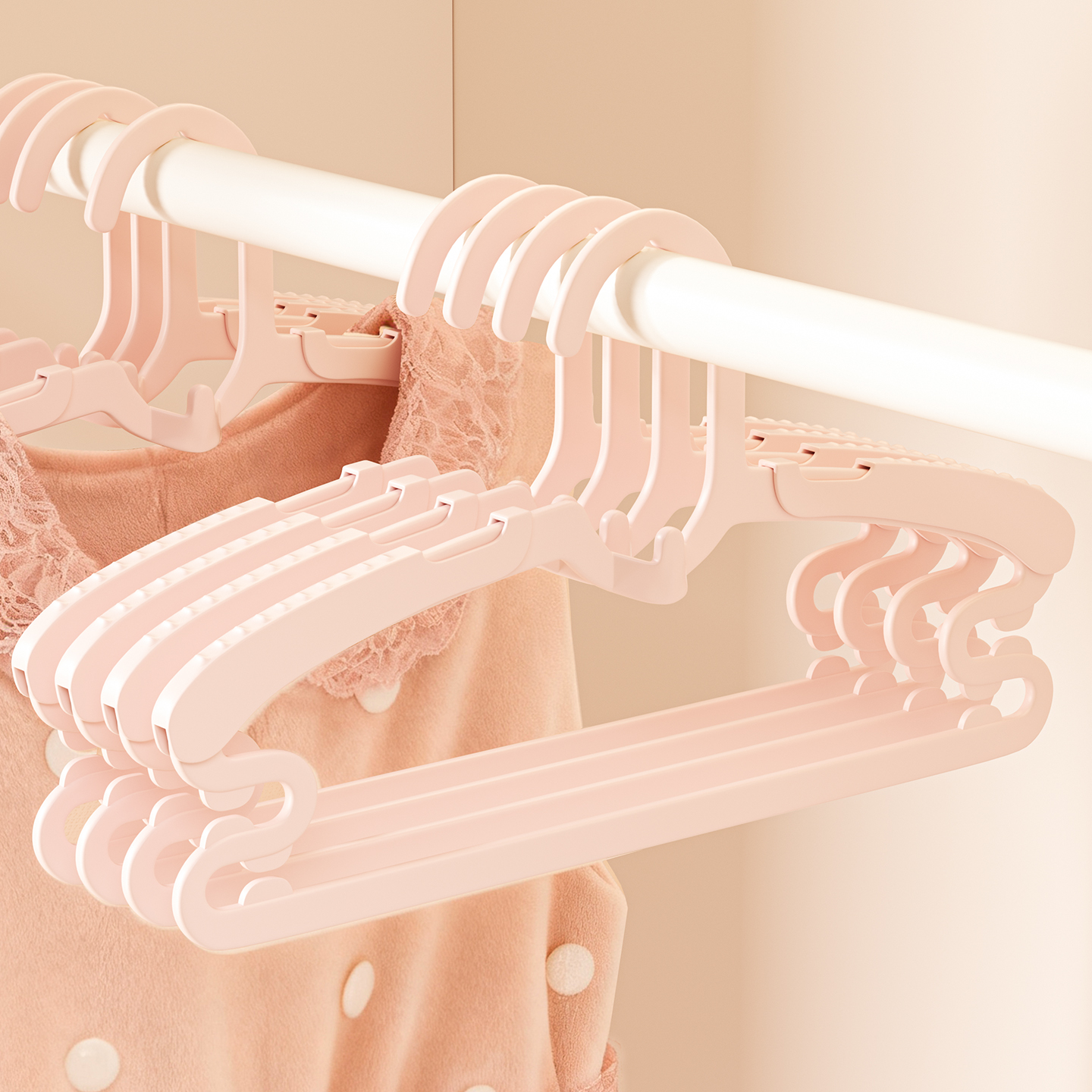 儿童伸缩衣架加厚肩部可挂冬装