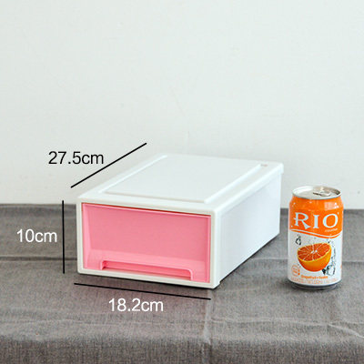 可叠加抽屉式收纳盒衣橱衣柜整理收纳箱宿舍神器鞋子杂物储物盒