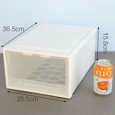 可叠加抽屉式收纳盒衣橱衣柜整理收纳箱宿舍神器鞋子杂物储物盒